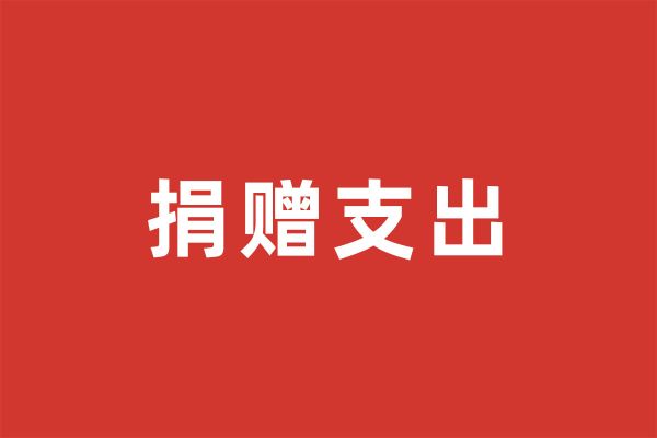捐赠支出