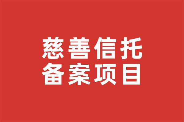 基金会暂无慈善信托备案项目
